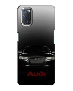 Чехол для OPPO A72 с картинкой «Audi — градиентный контур»