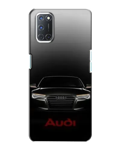 Чехол для OPPO A72 с картинкой «Audi — градиентный контур»