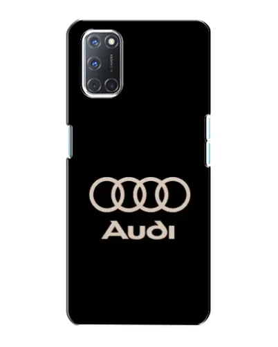 Чехол для OPPO A72 с картинкой «Audi — золотой логотип»