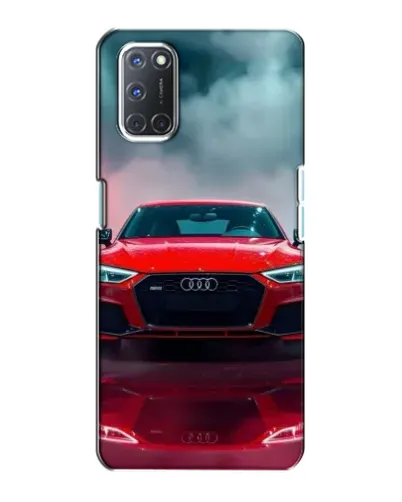 Чехол для OPPO A72 с картинкой «Audi RS — красный стиль»