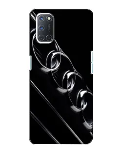 Чехол для OPPO A72 с картинкой «Audi — абстрактные кольца»