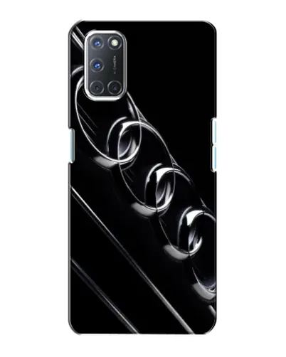 Чехол для OPPO A72 с картинкой «Audi — абстрактные кольца»