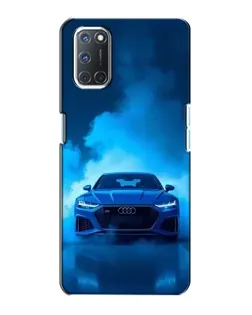 Чехол для OPPO A72 с картинкой «Audi — голубая энергия»