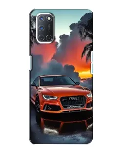 Чехол для OPPO A72 с картинкой «Audi — закат»