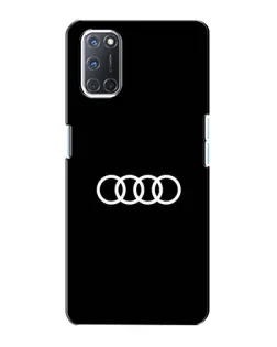 Чехол для OPPO A72 с картинкой «Audi White Logo»