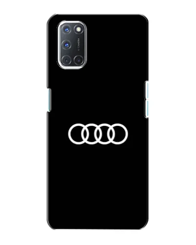 Чехол для OPPO A72 с картинкой «Audi White Logo»