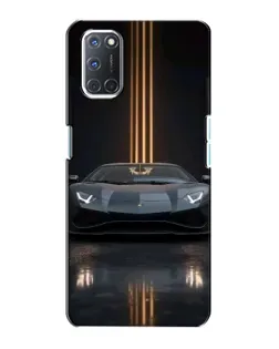 Чехол для OPPO A72 с картинкой «Lamborghini золотые линии» Чехол для OPPO A72 с картинкой «Lamborghini золотые линии»
