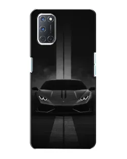 Чехол для OPPO A72 с картинкой «Lamborghini симметрия дорог»