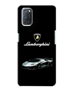 Чехол для OPPO A72 с картинкой «Логотип Lamborghini классика»