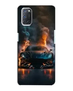 Чехол для OPPO A72 с картинкой «Lamborghini дымная эстетика»