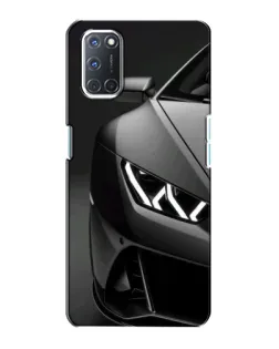 Чехол для OPPO A72 с картинкой «Lamborghini фары детализация»