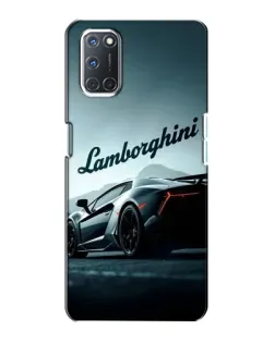 Чехол для OPPO A72 с картинкой «Классическая надпись Lamborghini»