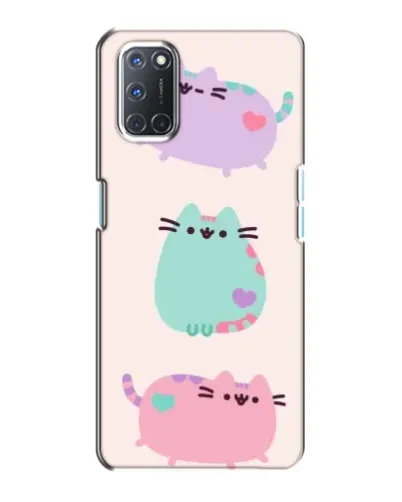 Чохол для OPPO A72 з картинкою «Pusheen тріо» Чохол для OPPO A72 з картинкою «Pusheen тріо»