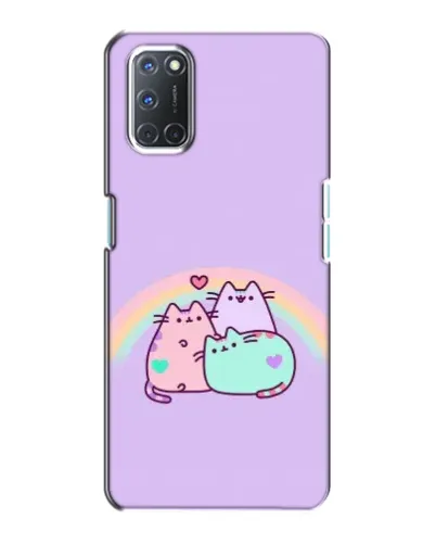 Чохол для OPPO A72 з картинкою «Веселкові Пушини» Чохол для OPPO A72 з картинкою «Веселкові Пушини»