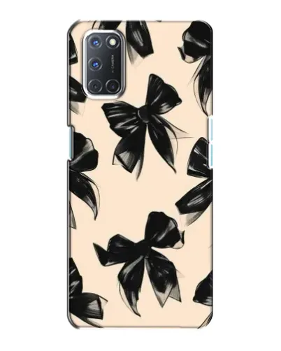 Чохол для OPPO A72 з картинкою «Патерн чорні банти»