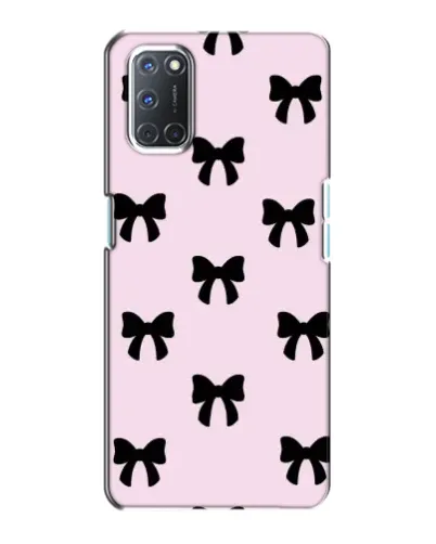Чохол для OPPO A72 з картинкою «Чорні банти Coquette»