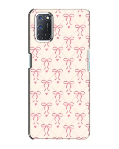 Чохол для OPPO A72 з картинкою «Рожеві бантики Coquette»