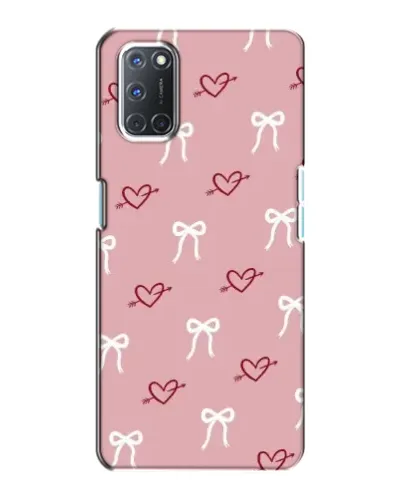Чохол для OPPO A72 з картинкою «Серця та банти»