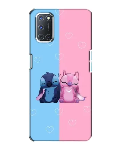 Чехол для OPPO A72 с картинкой «Stitch и Angel Love»