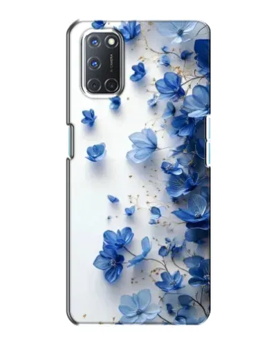 Чохол для OPPO A72 з картинкою «Блакитний квітковий каскад»
