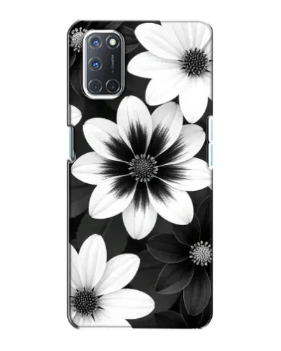Чохол для OPPO A72 з картинкою «Монохромні айстри»