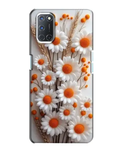 Чохол для OPPO A72 з картинкою «Білі сухоцвіти»