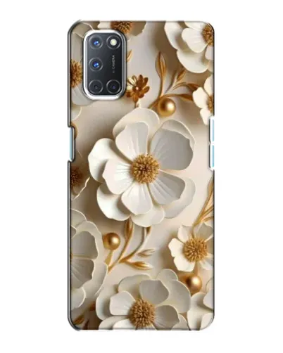 Чохол для OPPO A72 з картинкою «Білі паперові квіти»