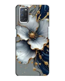 Чохол для OPPO A72 з картинкою «Біла квітка та золотий флюїд» Чохол для OPPO A72 з картинкою «Біла квітка та золотий флюїд»
