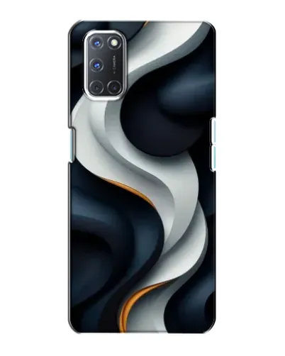 Чохол для OPPO A72 з картинкою «Об'ємні чорно-білі стрічки» Чохол для OPPO A72 з картинкою «Об'ємні чорно-білі стрічки»