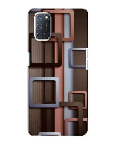 Чохол для OPPO A72 з картинкою «Коричневі об'ємні квадрати» Чохол для OPPO A72 з картинкою «Коричневі об'ємні квадрати»
