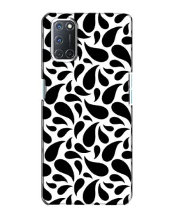 Чохол для OPPO A72 з картинкою «Контрастні чорні краплі»