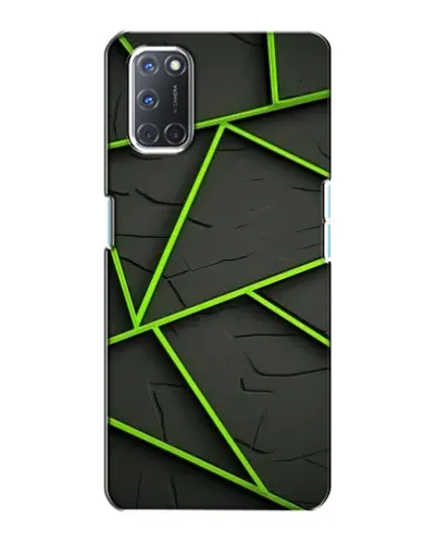 Чохол для OPPO A72 з картинкою «Зелені геометричні лінії» Чохол для OPPO A72 з картинкою «Зелені геометричні лінії»