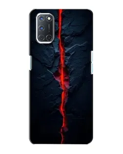 Чохол для OPPO A72 з картинкою «Червона лавова тріщина»