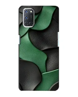 Чохол для OPPO A72 з картинкою «Зелені шкіряні хвилі»