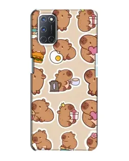 Чохол для OPPO A72 з картинкою «Капібари паттерн»