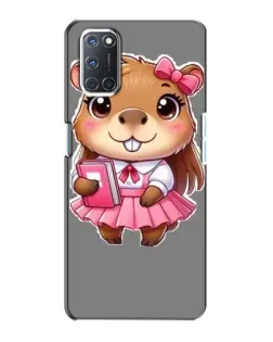 Чохол для OPPO A72 з картинкою «Дівчинка капібара»