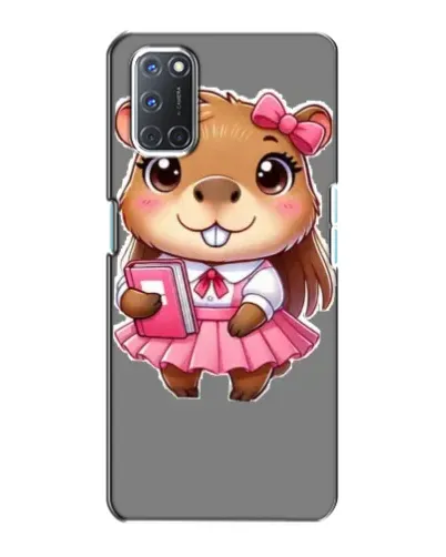 Чехол для OPPO A72 с картинкой «Девочка капибара»