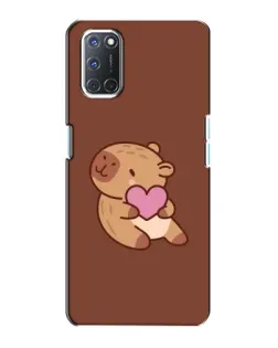 Чохол для OPPO A72 з картинкою «Капібара з серцем»