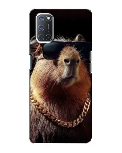 Чохол для OPPO A72 з картинкою «Капібара золотий ланцюг»