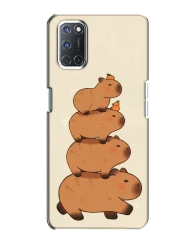 Чехол для OPPO A72 с картинкой «Башня из капибар»