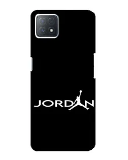 Чехол для OPPO A73 (5G) с картинкой «Jordan White Logo»
