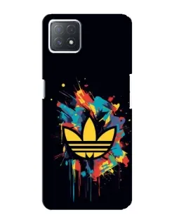 Чехол для OPPO A73 (5G) с картинкой «Adidas Splash»