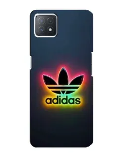 Чехол для OPPO A73 (5G) с картинкой «Неоновый Adidas»