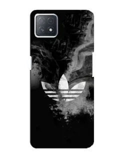 Чехол для OPPO A73 (5G) с картинкой «Абстрактный дым Adidas»