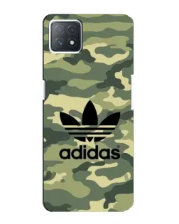 Чехол для OPPO A73 (5G) с картинкой «Милитари стиль Adidas»