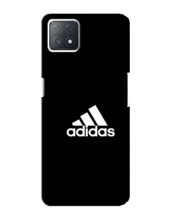 Чехол для OPPO A73 (5G) с картинкой «Черная классика Adidas»