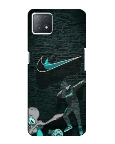 Чехол для OPPO A73 (5G) с картинкой «Спортивный арт Nike»