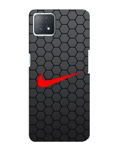 Чехол для OPPO A73 (5G) с картинкой «Nike — карбоновая сетка»