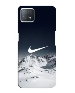 Чехол для OPPO A73 (5G) с картинкой «Nike — зимние горы» Чехол для OPPO A73 (5G) с картинкой «Nike — зимние горы»