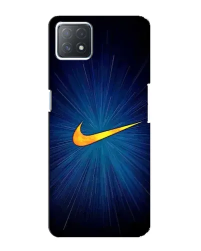 Чехол для OPPO A73 (5G) с картинкой «Синий пульс Nike» Чехол для OPPO A73 (5G) с картинкой «Синий пульс Nike»